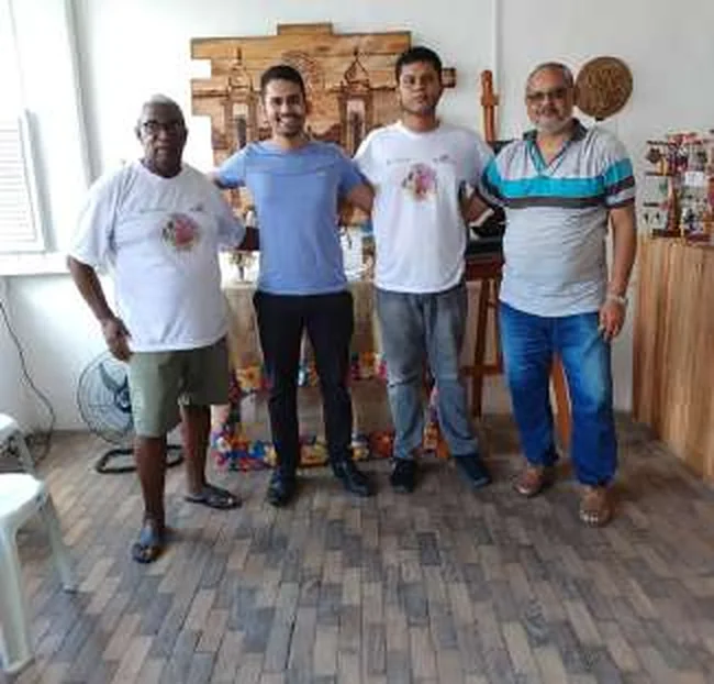 Equipe da ART PEN durante a feira de intercâmbio cultural de Alagoas